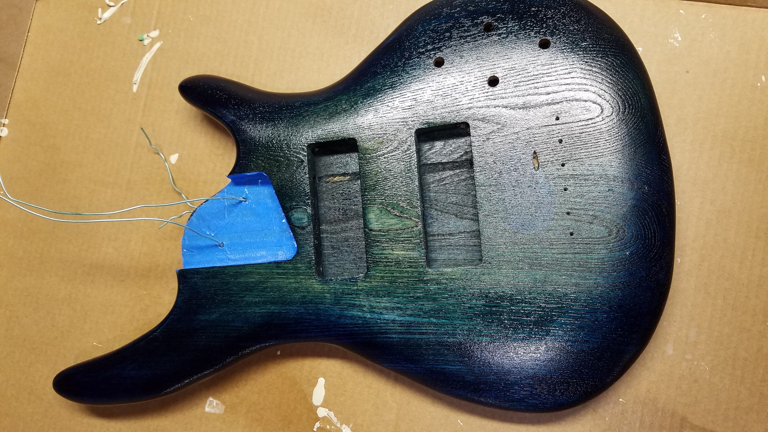 How to Stain a Basswood Guitar 