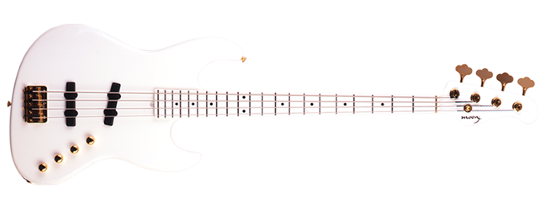 White fretboard store guitar